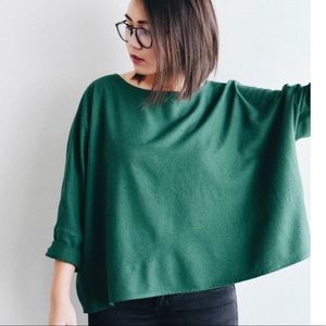 Jamie and the Jones T Top in Emerald